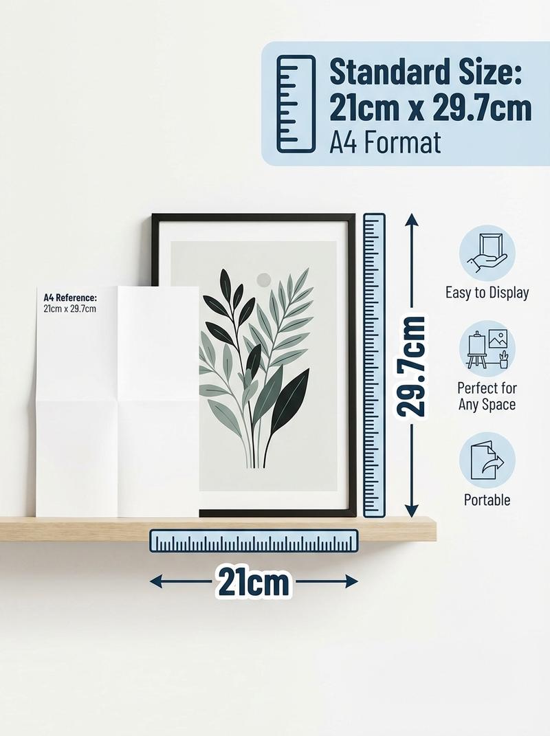 Fashion GGimai Seikatsuing Poster HD Heavy-Duty Self-Stick Waterproof Wall Decor Tool-Free Install Durable & Reusable Conceals Wall Flaws Elevates Home Style Perfect for Living Room Bathroom & Kitchen Easy Apply & Remove
