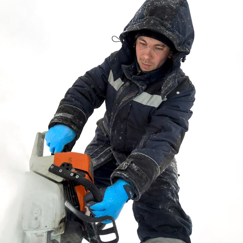 KAYGO KG145 Protector 100% Waterproof Thermal Winter Work Gloves for Men and Women Double Latex Coated Insulated Warm Liner for Construction Cold Storage Snow Shoveling Grocery Store Landscaping Warehouse Outdoor Activities and Winter Jobs