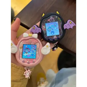 new Cute In Stock Anime Angel &Little Devil Series Tamagotchi Uni Universal Silicone Case Cover With Faceplate Paper Dust Plug
