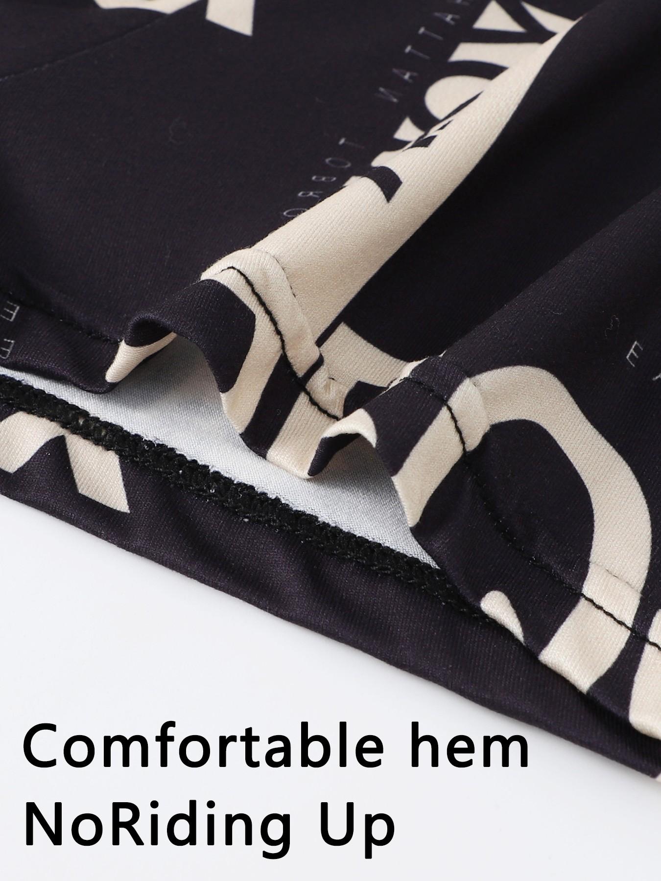 Black gold trendy men's belt-style underwear, personalized letter printed breathable underwear, full of handsomeness