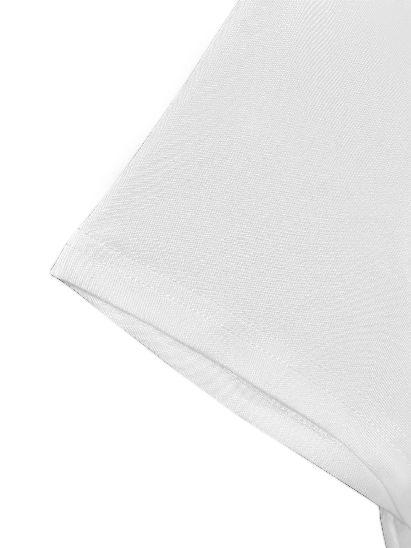 Women's Fashion Butterfly Sequins Detail Tee, Casual Style Short Sleeve Round Neck Top, Comfortable Elastic Geometric Pattern Shirt