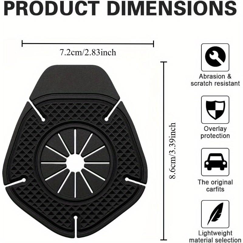 2-Pack Car Window Wiper Arm Hole Protector Parts, Dustproof Frost-Resistant Durable Seal Pad, Debris Removal Design Fits All Cars