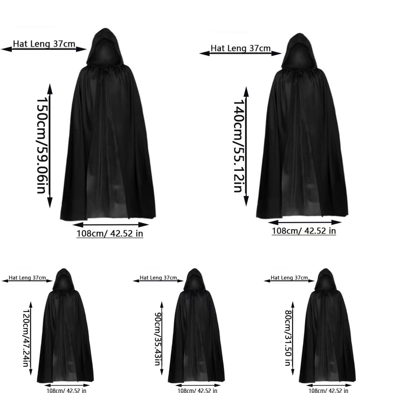 Halloween Cape Death God Cloak, Single Layer Cape, Pirate Death God Cape, Couple Costume, Halloween Accessories