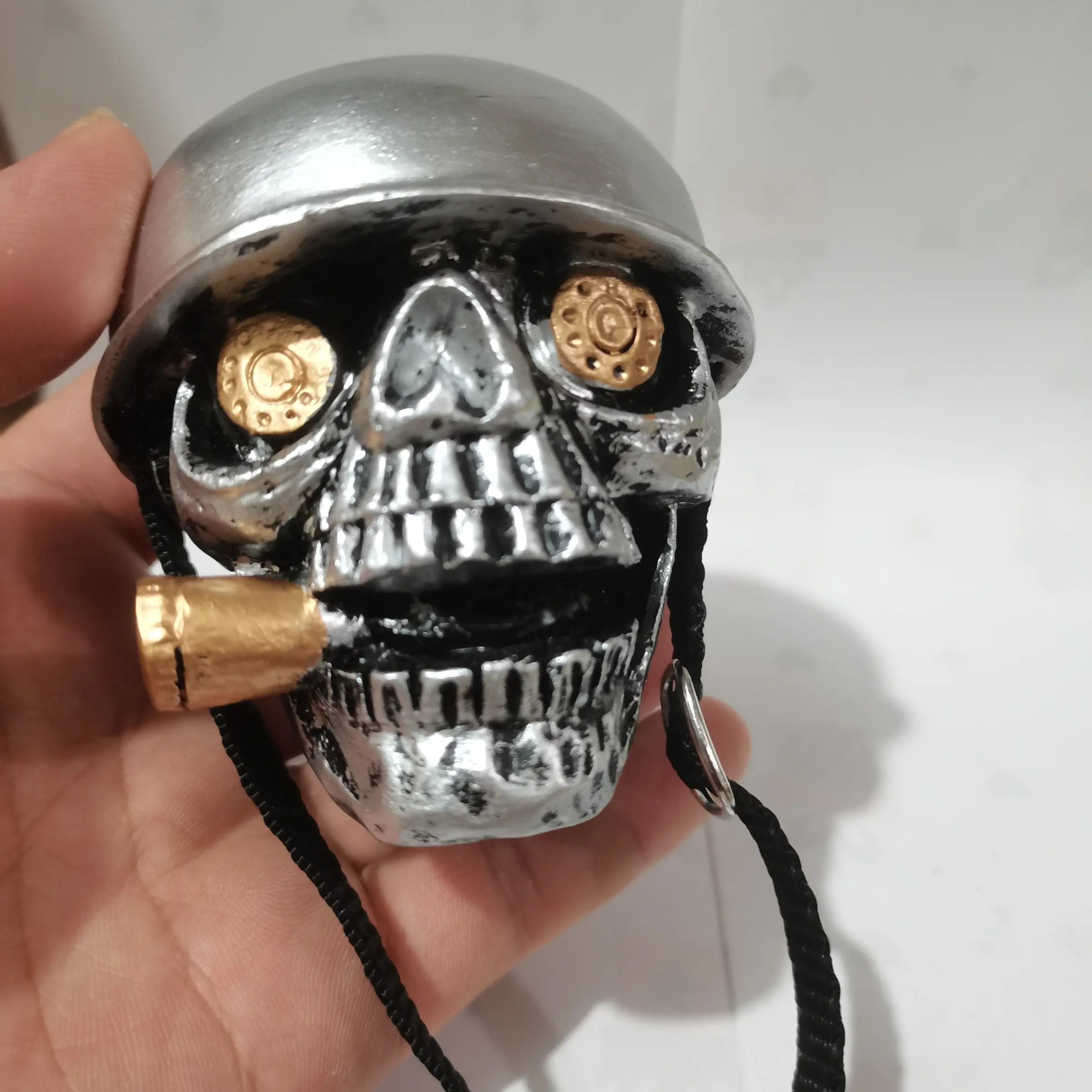 Skull Soldier Grip Car Gear Shift Lever, Trendy Automotive Accessory, Durable Design, Perfect for Vehicle Enthusiasts