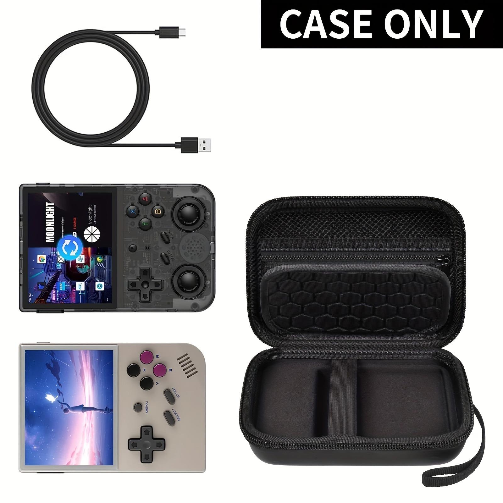 Retro Handheld Game Console Storage Case (Case Only), Handheld Game Console Storage Holder Durable Lightweight Organizer, Android Game Console Carrying Bag Compatible with RG353V/ RG35XX/RG353VS