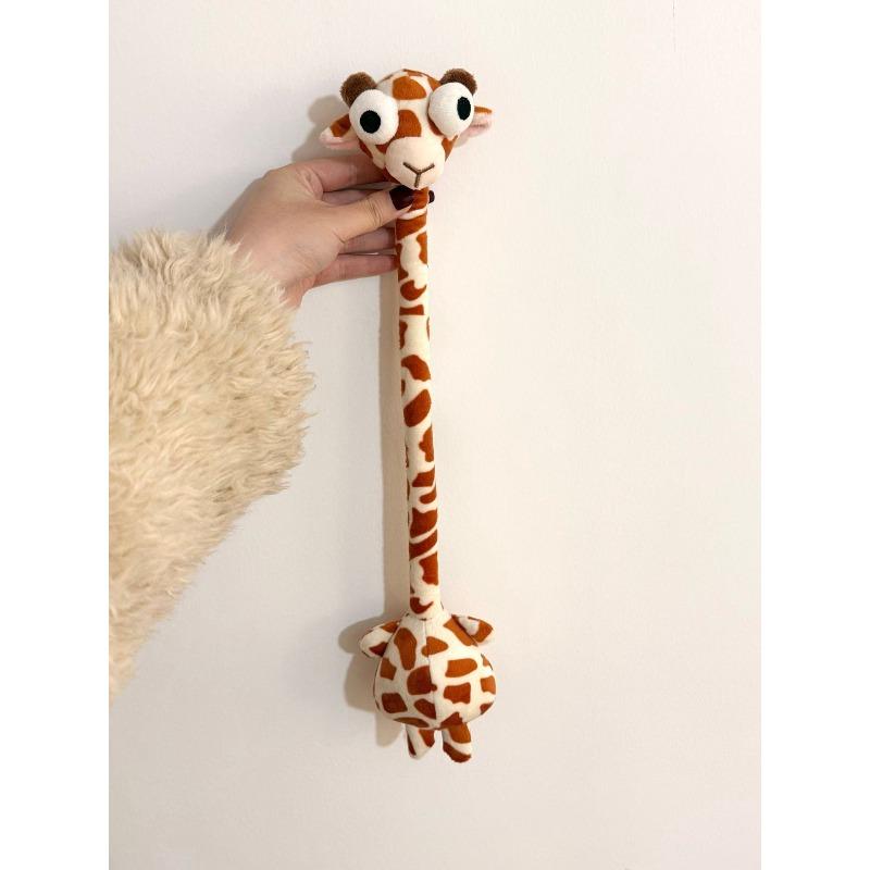 Novelty Long Neck Zodiac Plush Doll Soft Stuffed Toy for Prank & Decor