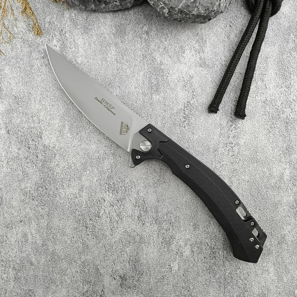 Russian Outdoor Pocket Folding Knife: High-Quality Dragon Fiber Handle, 440C Blade – Portable Survival Knife for EDC, Adventure, Camping, and Outdoor Use