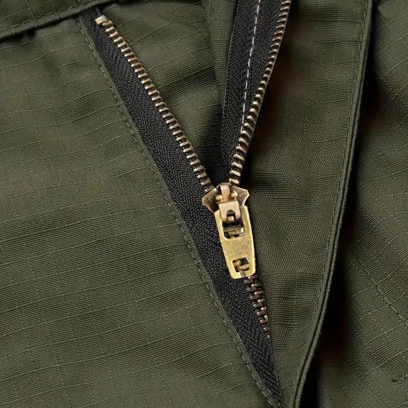 4pcs Men'S Tactical Cargo Pants, Multi-Pocket Design, Solid Color, Elastic Waistband, Ideal for Construction Workers, Hiking, Exploring,Menswear Breathable Casual Comfy Fashion Day Outdoor cargo pants for men slacks pantalones para hombre