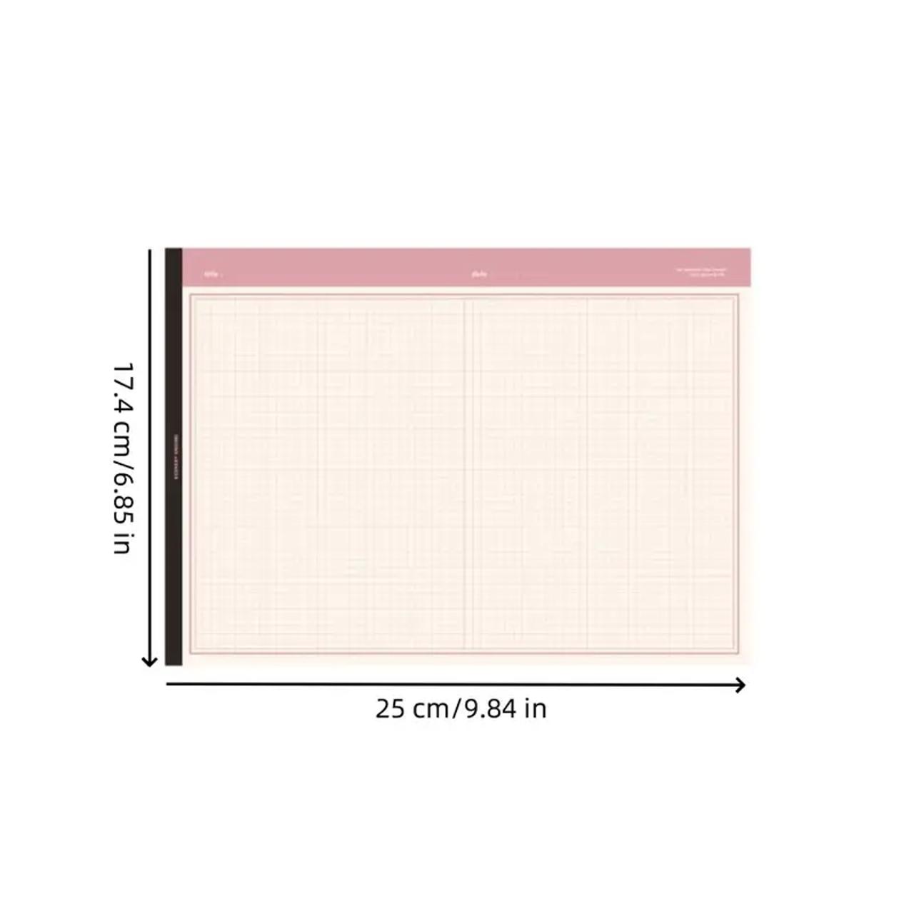 B5 Notebook Set with Lined & Grid Pads – 30 Sheets Each, Tearable Pages, Minimalist Aesthetic, Studygram Stationery, TikTok Study Essentials – Perfect for Students, Office Notes, School & Work Planning