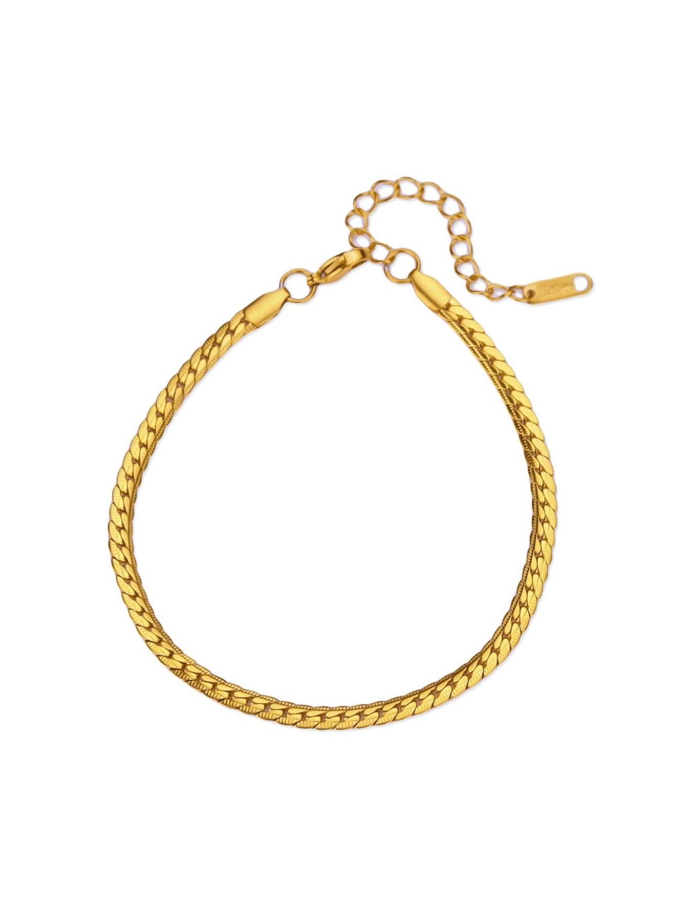 Women's Stainless Steel Ankle Bracelet, Fashion Waterproof Jewelry, Perfect Gift for Birthday, Party, Wedding, Mother's Day, Vacation