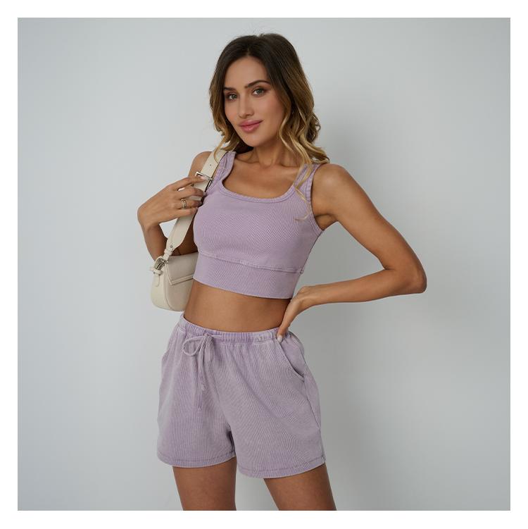 AUTOMET Fade Craft Casual Acid Wash Set Womes 2 Peices Outfits Tank Top Spring Basic Shorts Y2K Comfortable Set -No Bleach or Detergent Needed! AUTOMET Fade Craft Casual Acid Wash Set Womes 2 Peices Outfits Tank Top Spring Basic Shorts Y2K Comfortable Set -No Bleach or Detergent Needed!