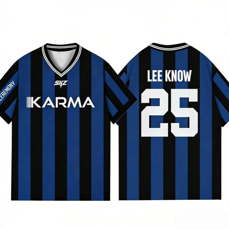 2026 KPOP Stay KARMA Album Fans Support Shirts FELIX BANGCHAN HYUNJIN Clothes Short Sleeve Tops Beachwear Surfing Suit Wetsuit