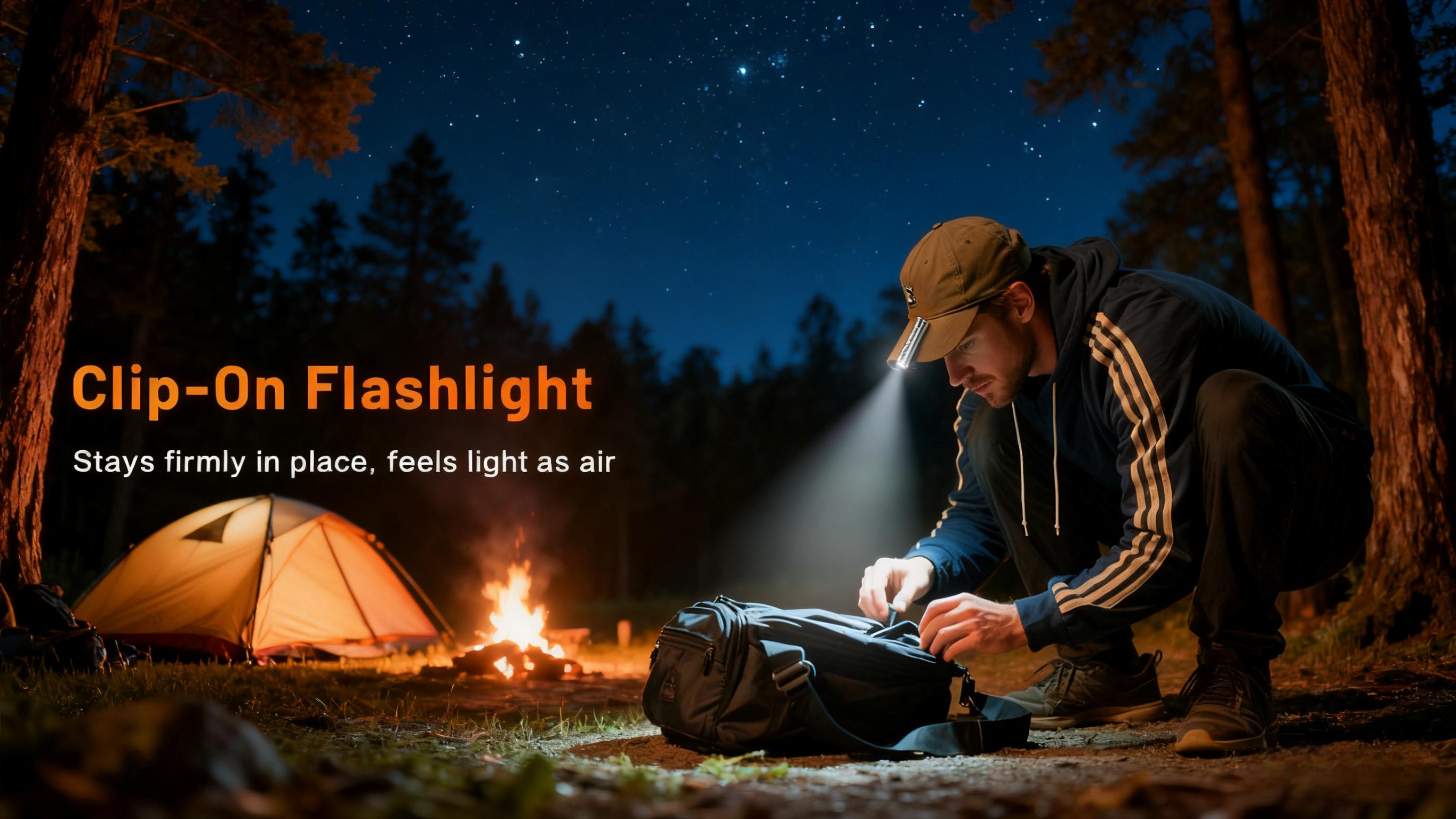 WAIORD K2 EDC Flashlight,500 Lumens, USB-C Rechargeable,Magnetic Base, 3 Color Sidelights, Red-Blue Strobe, Pocket  Flashlight,Fire Starter, Window Breaker, for Outdoor Camping, Emergency, Everyday Carry,Mini Keychain Light,car accessories