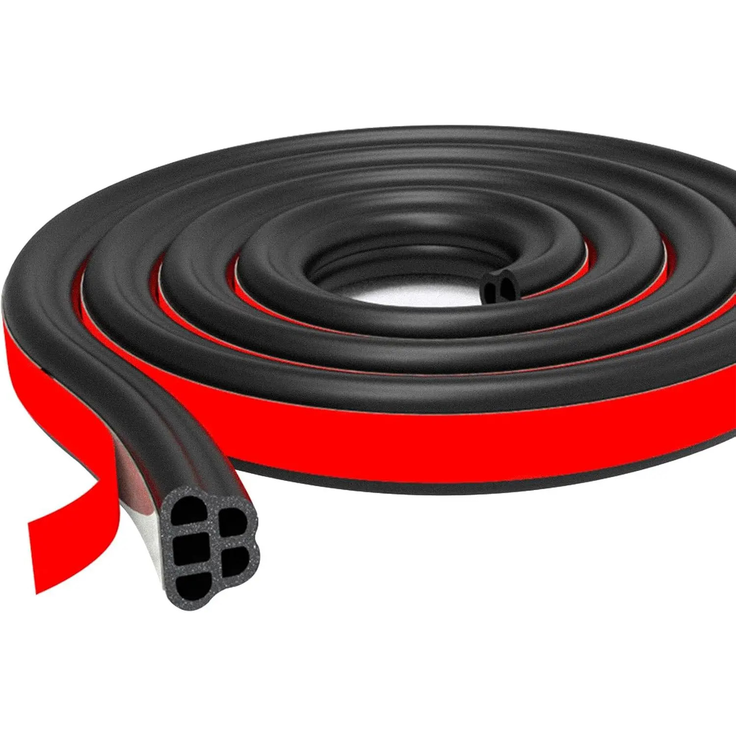 Automotive Self-Adhesive Weather Stripping - 32.8Ft Rubber Double-Layer Seal Strip, Self Adhesive Tape for Car Doors, Window Accessories for Automotive Users
