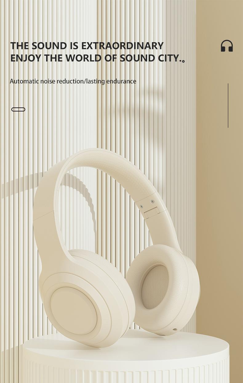 Wireless Gaming Headphones, Foldable Gaming Bluetooth-Compatible Headset with Built-in Microphone, Portable Foldable Headset for Home, Outdoor & Gym Use, Wireless Headset Audio Gift, Headphones for Sports