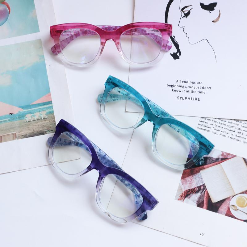 DEAAOK 3 Pack Reading Glasses Women and Man Anti BlueLight Readers Anti Eyestrain Reading Glasses Blue LightBlocking Computer Eyeglasses