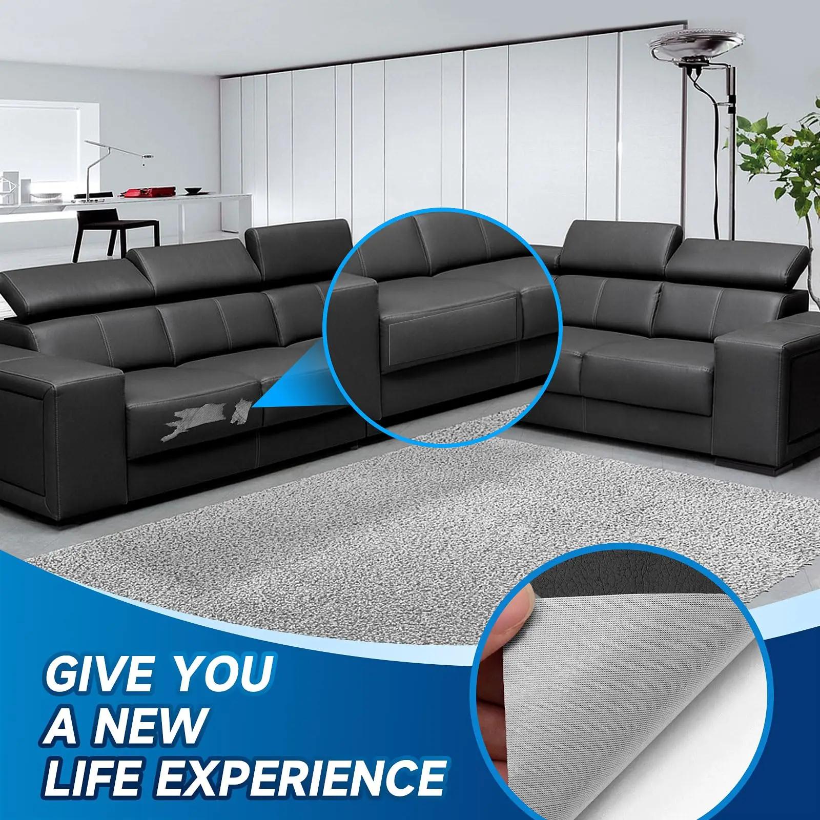 Dealsforyouday Self Adhesive Leather Repair Patch 50x137cm Durable Tape for Sofa Car Seat Chair Bag Home DIY Fix Cowhide Material