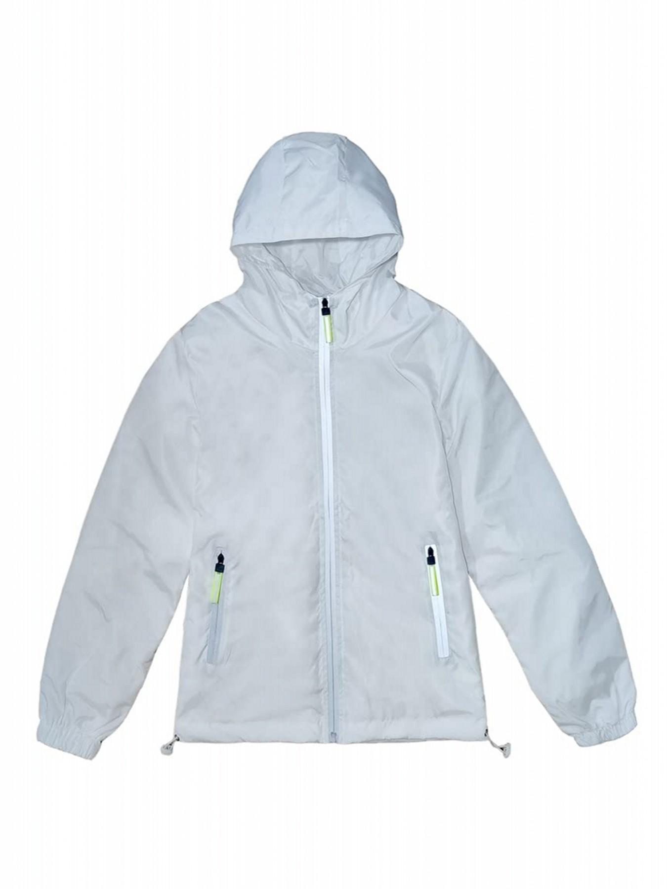 Men's LED Glow Hooded Sun Protection Jacket, Fashionable Reflective Design, Soft Comfort, All-Season Party Outerwear, Music Festival Style