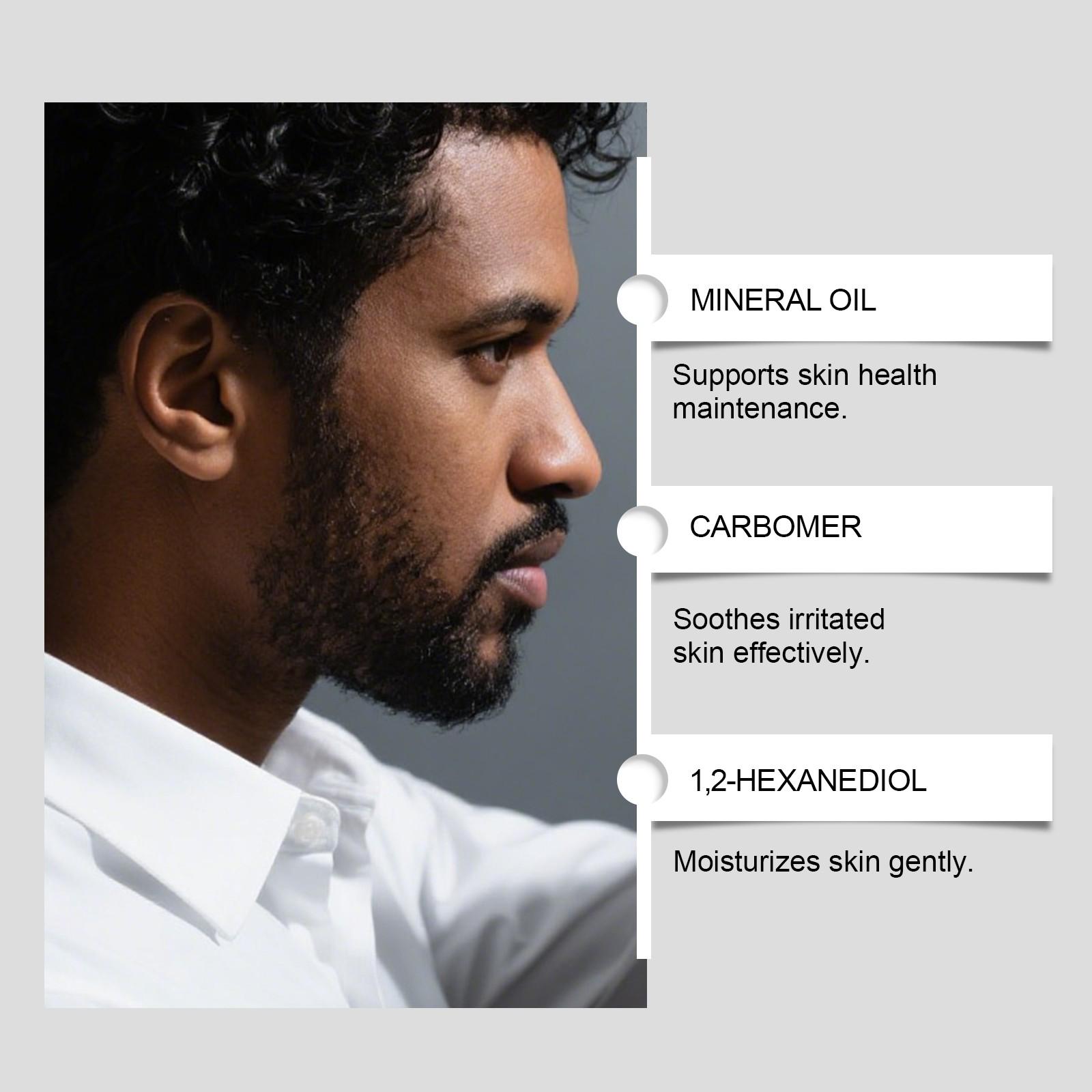 East Moon Men's Beard Care Balm, Refreshing and Moisturizing, Non-Greasy, Easy to Apply, Soft Touch, Gentle Nourishment