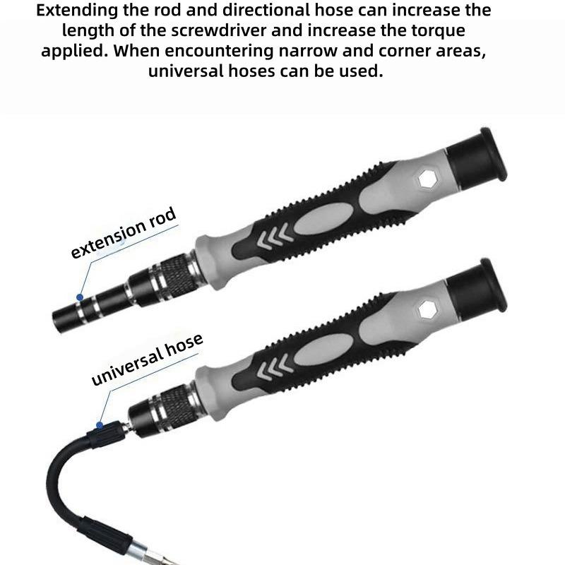 115pcs Multi-Function Screwdriver Set, Home Use Phone Computer Repair Tool Kit, Professional Disassembly Screwdrivers, Magnetic Precision Screwdriver