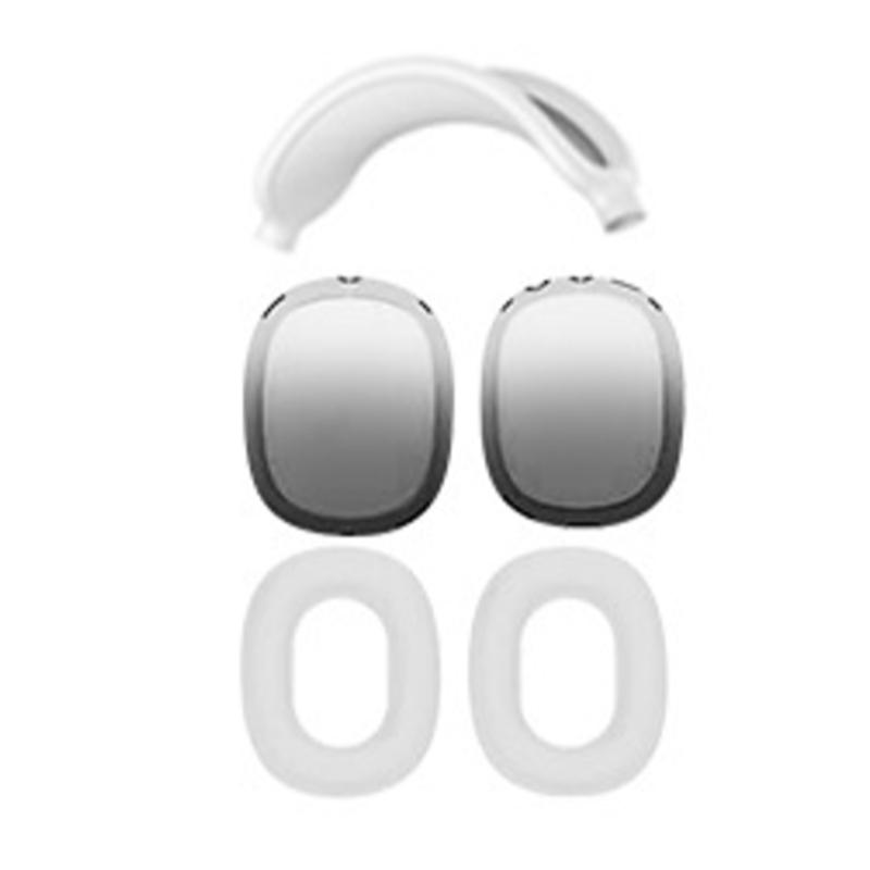 Silicone Case Cover for AirPods Max 2 Headphones,Clear Soft TPU Ear Cups Cover/Ear Pad Case Cover/Headband Cover for AirPods Max 2/1 (2026/2024/2020),Transparent Accessories for Apple AirPod Max