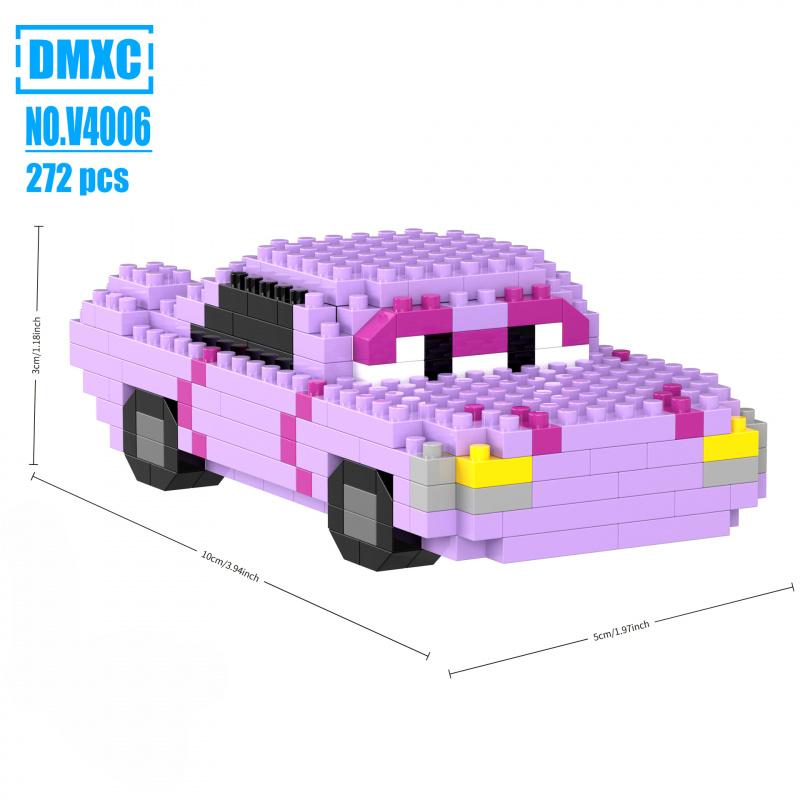 Cartoon Cars McQueen Building Blocks Set, Jackson Storm Sally Carrera Mini Bricks Toys, Children Birthday Gift