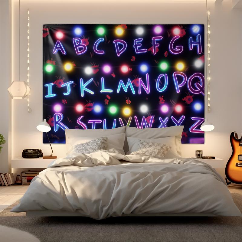 Home Decor With Quirky Stories, Creative Letter Lights, Patterned Tapestries, Fashionable Room Flags, Unique Wall Art In Living Rooms And Bedrooms, Suitable For High-End Decoration In Various Places