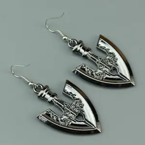 Anime JoJos Bizarre Adventure Earrings Kakyoin Noriaki Arrow Pendant Earrings For Women Men Cartoon Cosplay Jewelry Gifts