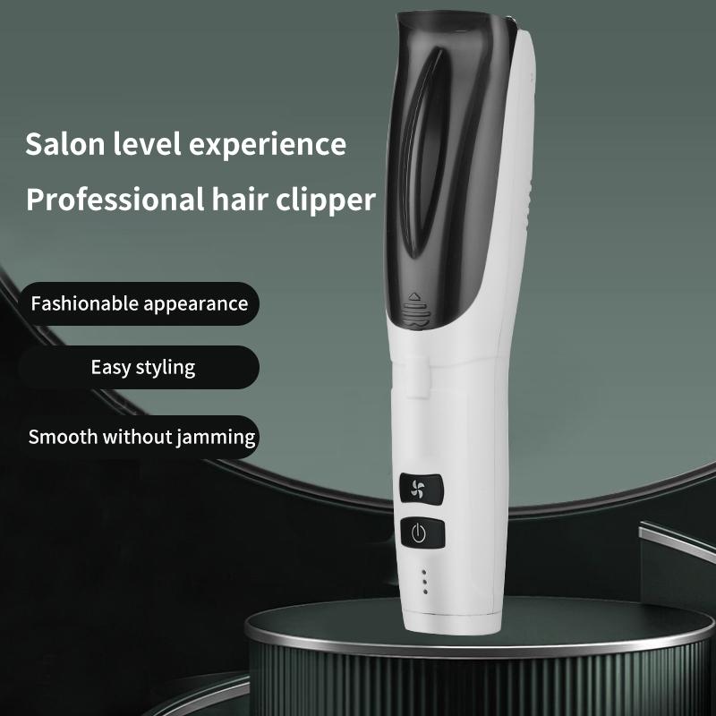 Silent Hair Clipper for Kids, Automatic Hair Catching Box, Ceramic Blade, Waterproof Design, Long Battery Life, Easy Cleaning, Usb rechargeable clipper