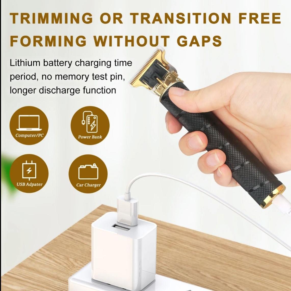 5-piece men's professional hair clipper suit, professional men's haircut suit, long hair trimmer, Cordless hair clipper, wireless USB charging hair clipper, the ideal choice to meet your nursing needs.