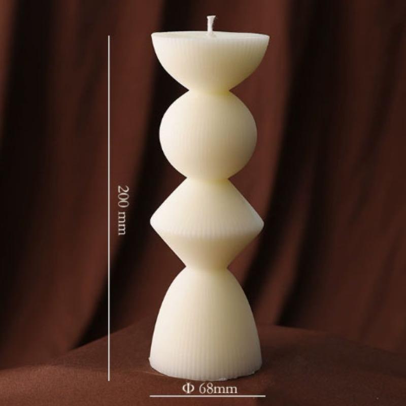 2pcs Islamic Theme Aromatherapy Candles, Soy Wax, Smokeless, Long-Lasting Scent, Decorative, Gift, Perfect for Ramadan, Home, Soft Furnishings