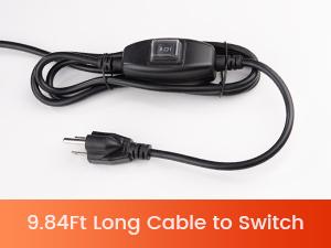 300W Chicken Coop Heater for 30 Chicks Or Ducks, 9.84ft Cord Brooder Heating Plate & Heat Lamp Chicken Coop House with Adjustable Temp & Hanging Height for Livestock Pet Supplies Outdoor