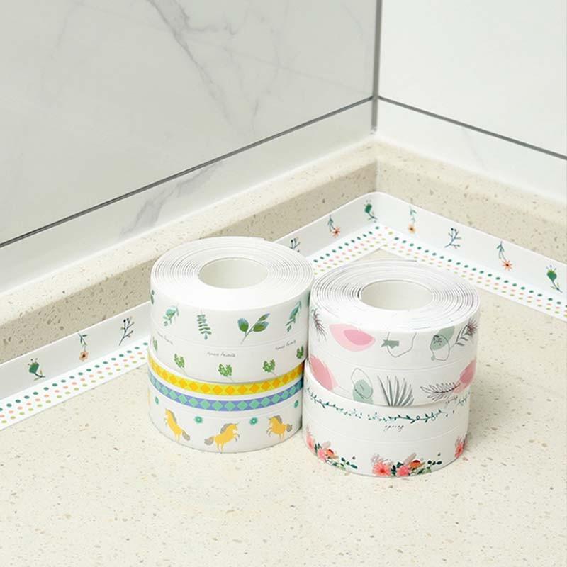 1pc Premium Acrylic Toilet Beauty Seam Stickers - Durable Leak-Proof Protection, Stylish Corner Guard for Bathroom Aisle, Sink & Stove Edge Sealing Strips, Waterproof Self Adhesive - Easy Application, High-Quality Finish