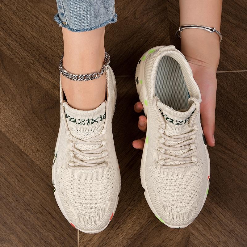 Unisex Fresh Colorful Dot Trend Shoes: Lightweight Comfortable Design, Daily Outfit & Commute Sneakers