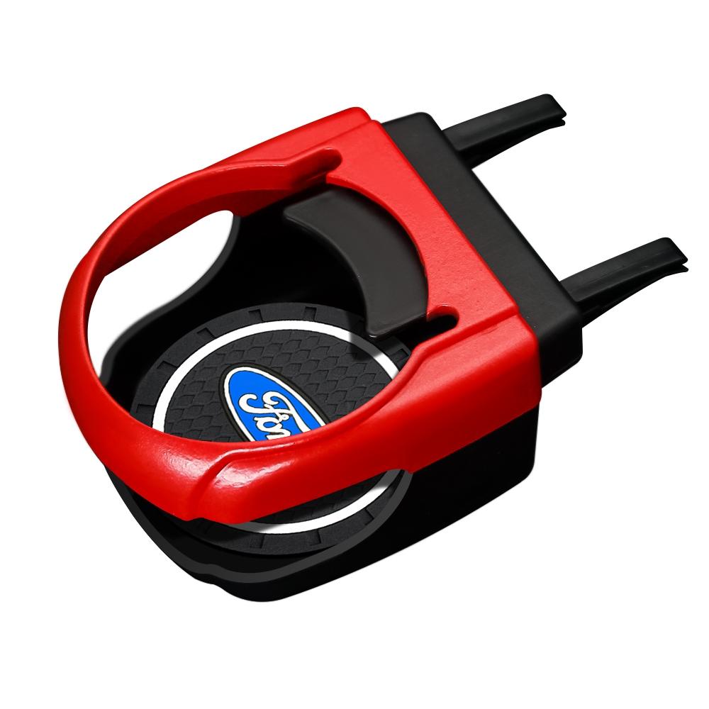 Multifunctional Car Cup Holder with Anti-Shake Design, Stable Storage for Milk Tea Drinks, Fits Ford Focus Fiesta Ranger Mondeo Mustang