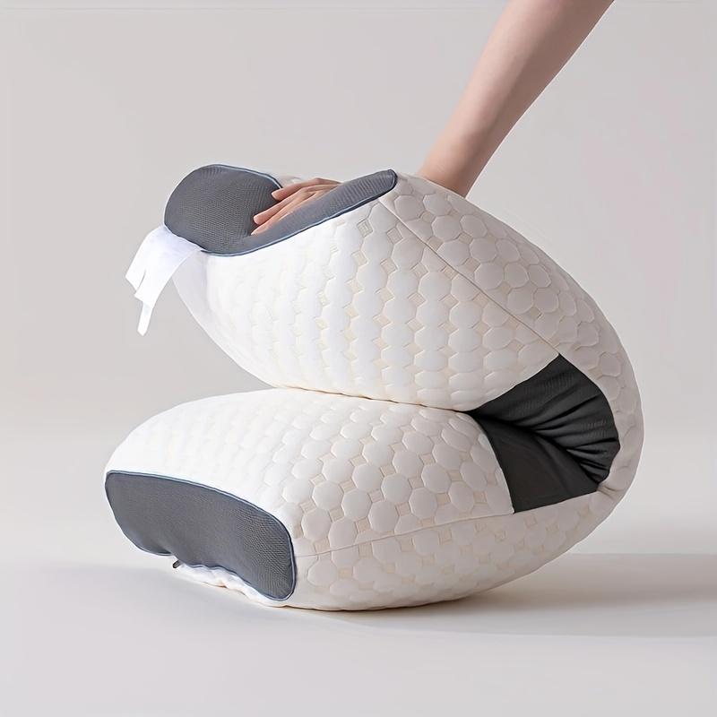 This product boasts a 4D ergonomic design with specific areas tailored for back and side sleepers, Comfortable Pillow Designed for Neck Support, Featuring a Zoned Contour for Side And Back Sleepers, with a Cooling Cover That Is Breathable And Washable.