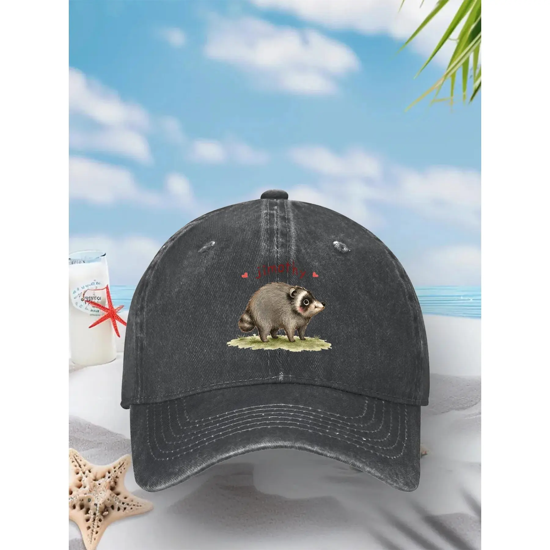Cute Raccoon Meme Team Jimothy Baseball Cap Spring Baseball Caps