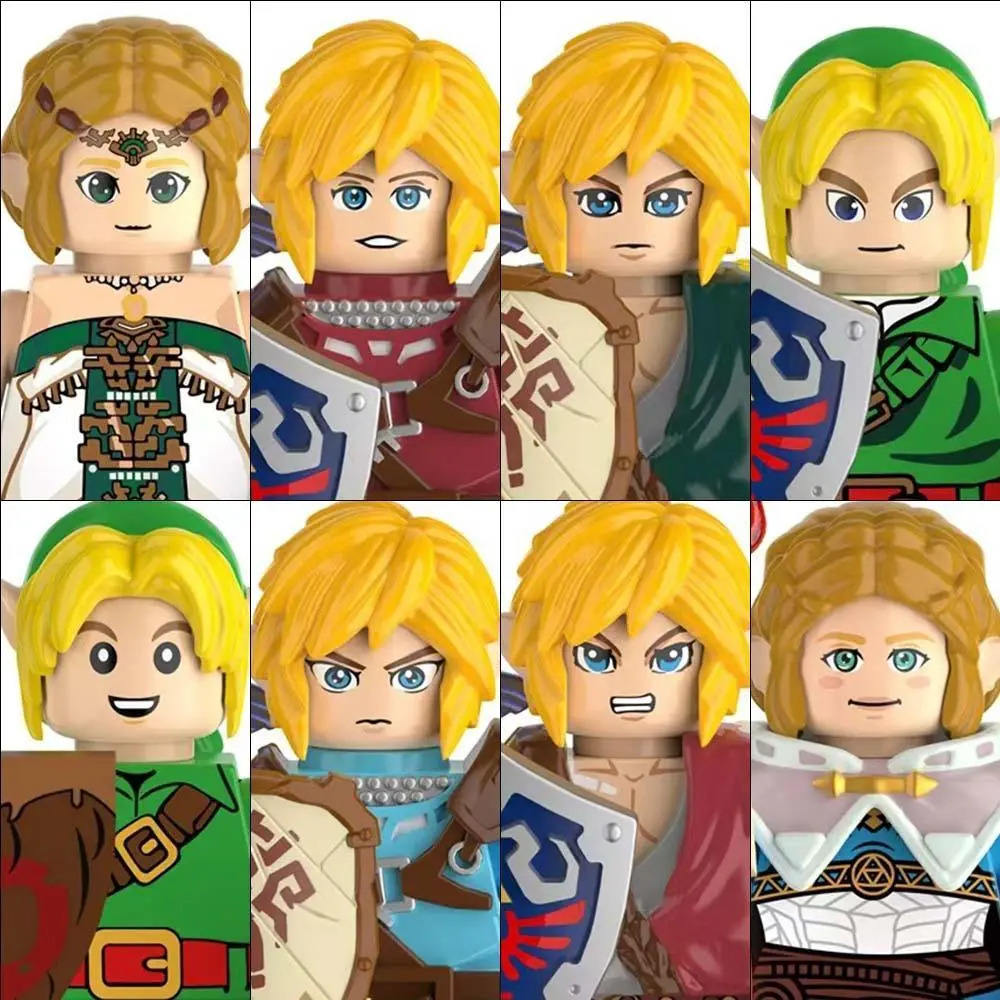 2026 Hot selling toys DT8906 Anime Game Cartoon Blind box Bricks Mini Assembly Ornament Action Figure Puzzle Education Toy Building Blocks Model Gifts Internet-famous toy