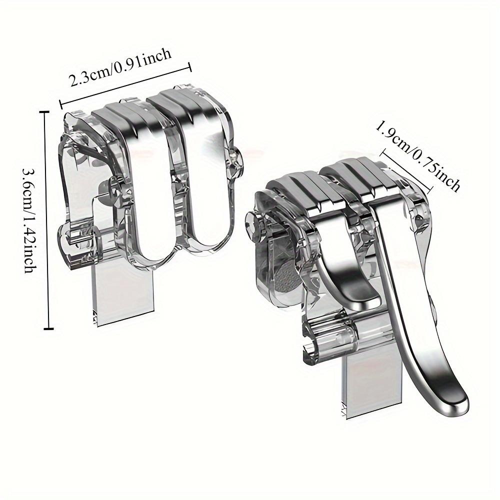 High Sensitivity Gaming Trigger for Mobile FPS: Ergonomic Design, Rapid Fire & Quick Aim. Easy Installation, Essential eSports Accessory for Competitive Play. Boost Your Performance with L1R1 L2R2 Buttons, Mobile Game Trigger