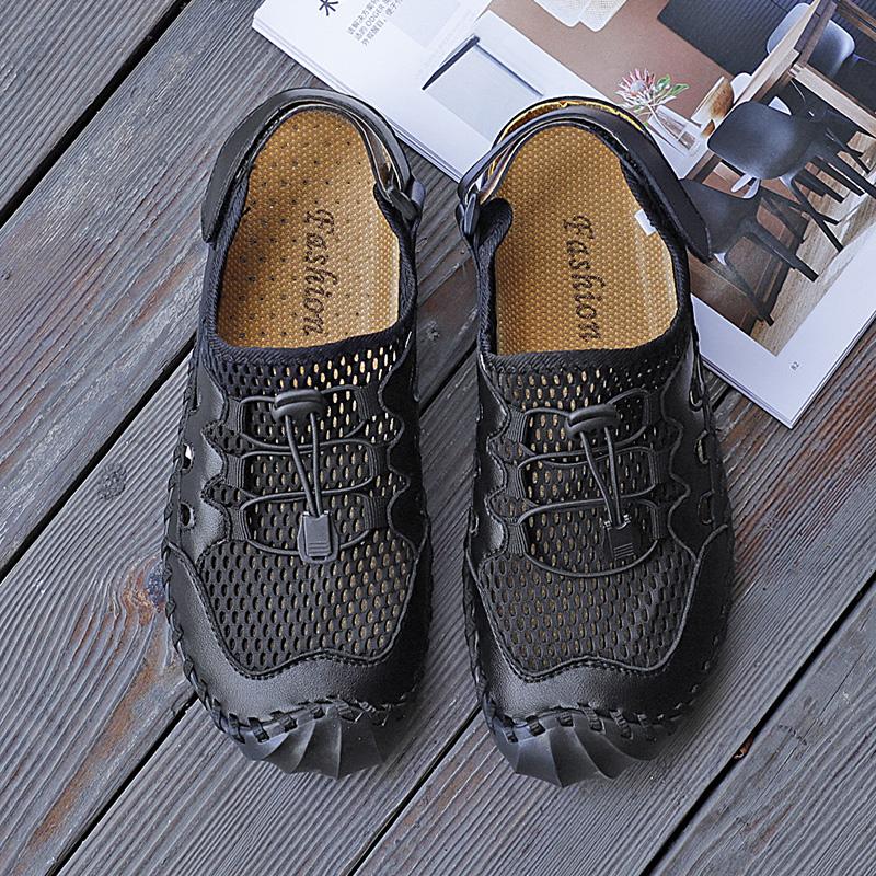 Handmade New Sandals, Durable Anti-Slip Comfortable, Versatile Closed-Toe Outdoor Casual Shoes, Perfect for Leisure Activities