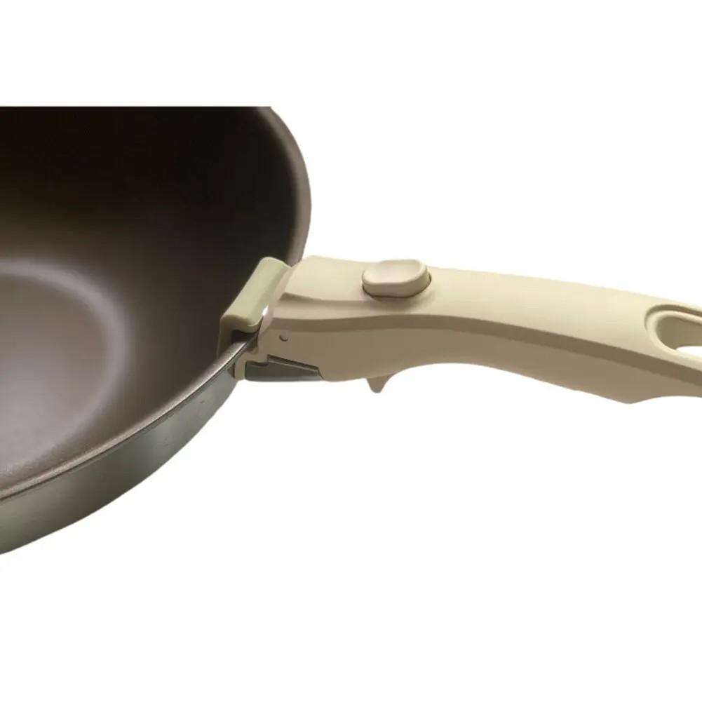 Universal Pot Handle Removable Handle Replacement, Detachable Pan Handle for Cookware, Easy to Install and Replace, Durable Kitchen Accessory