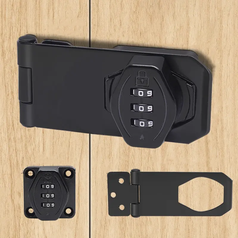 Heavy-Duty Metal Safe Door Lock with Password, Keyless Mechanical Combination Lock - Suitable for Home, Garage, Office, Patio - Secure Latch Lock, Outdoor Door Lock, Durable Construction, Precision Engineering, Rotary Lock