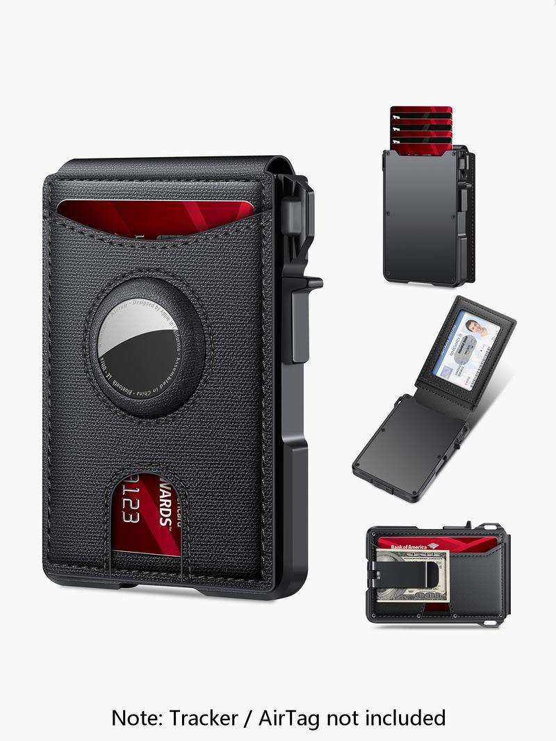 Men's Business Style Minimalist Card Holder, Rfid Card Slots, Magnetic Closure Card Holder Organizer, with Rfid Blocking, Multi Card Slot Wallet for Men for Daily Use Men's Business Style Minimalist Card Holder, Rfid Card Slots, Magnetic Closure Card Holder Organizer, with Rfid Blocking, Multi Card Slot Wallet for Men for Daily Use