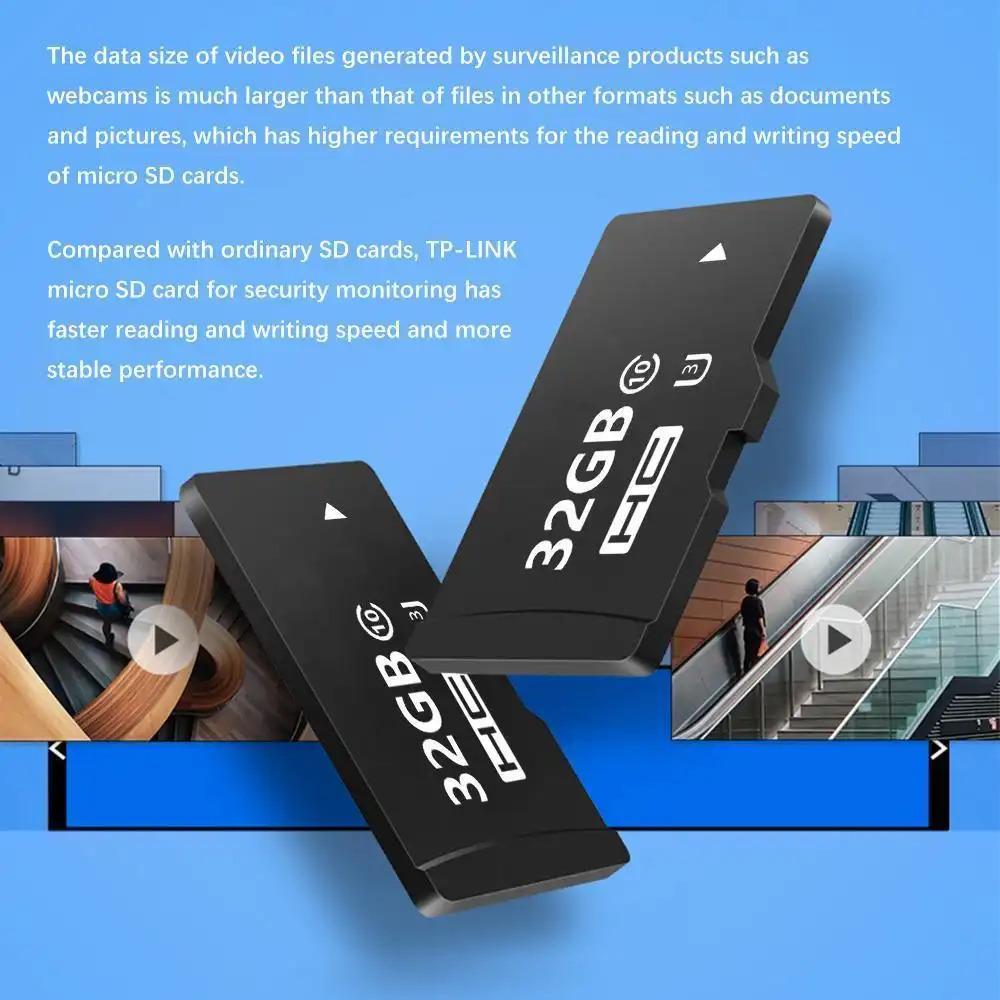 32GB Class 10 Micro SD Card High Speed TF Memory Card 85MB/s, Waterproof Storage for Security Camera, Dash Cam, Smartphone, Drone & Tablet