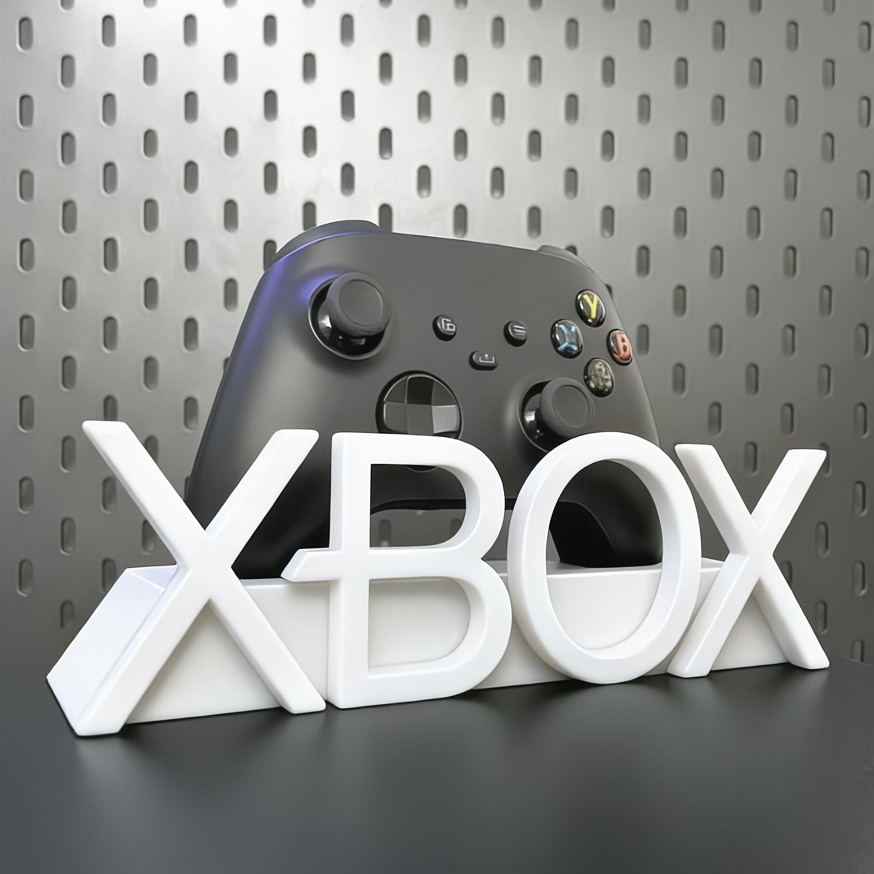 Xbox Series X/s Controller Stand, 3D Letter Design, Multi-Color Gamepad Holder, Desktop Display Mount, Gaming Desk Decor & Accessory