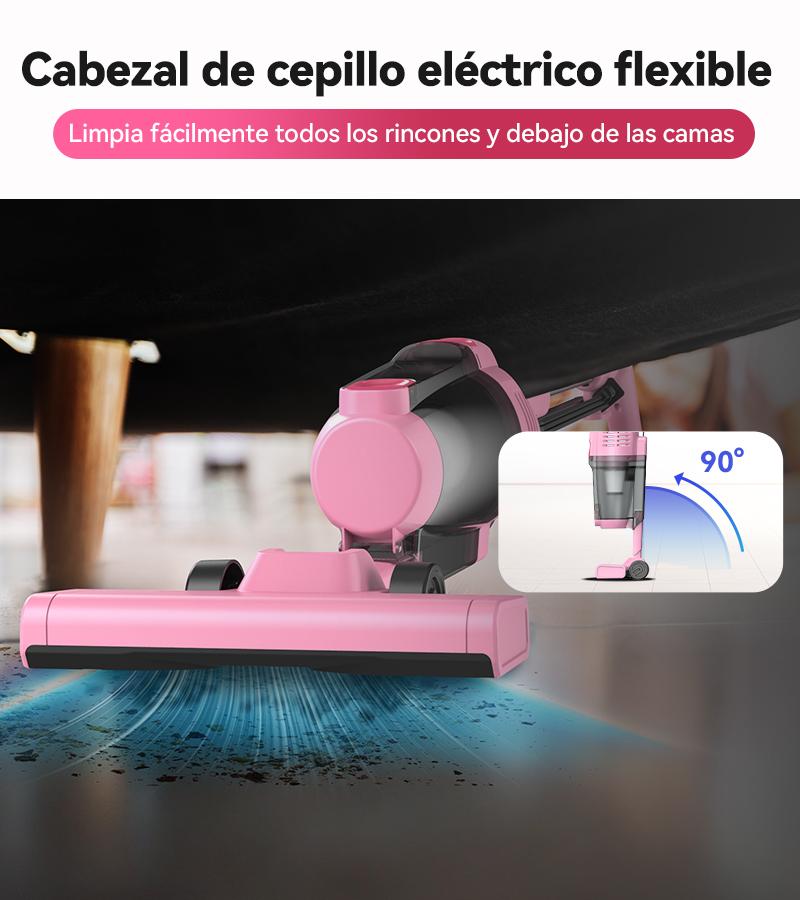 [Promoción] INSE R6X Aspiradora Escoba con Cable 600W 15KPa, Ultraligera sin Bolsa, 3 en 1 de Mano para Hogar, Alfombra, Suelo Duro, Pelo de Mascotas y Coche