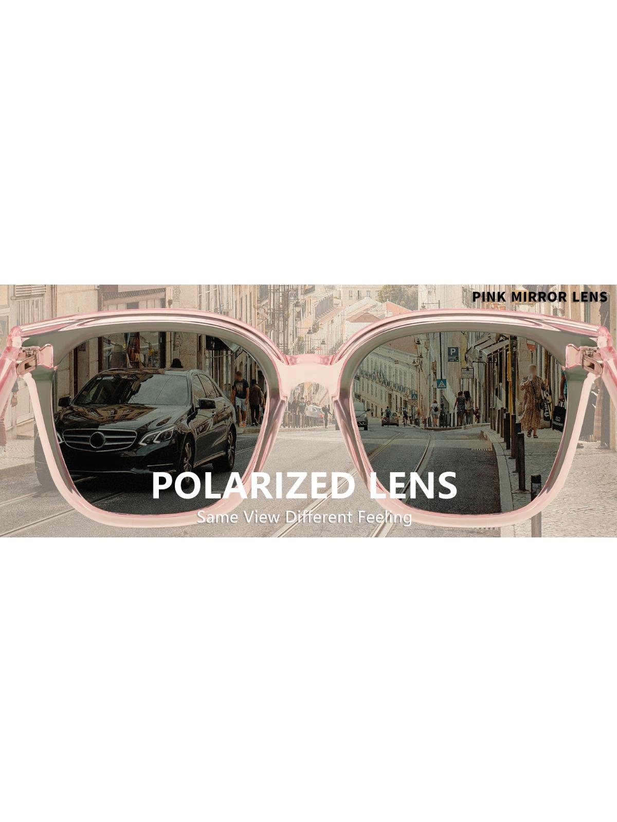 EyeconicFinds Retro Square Polarized Sunglasses Women Men  display picture 3
