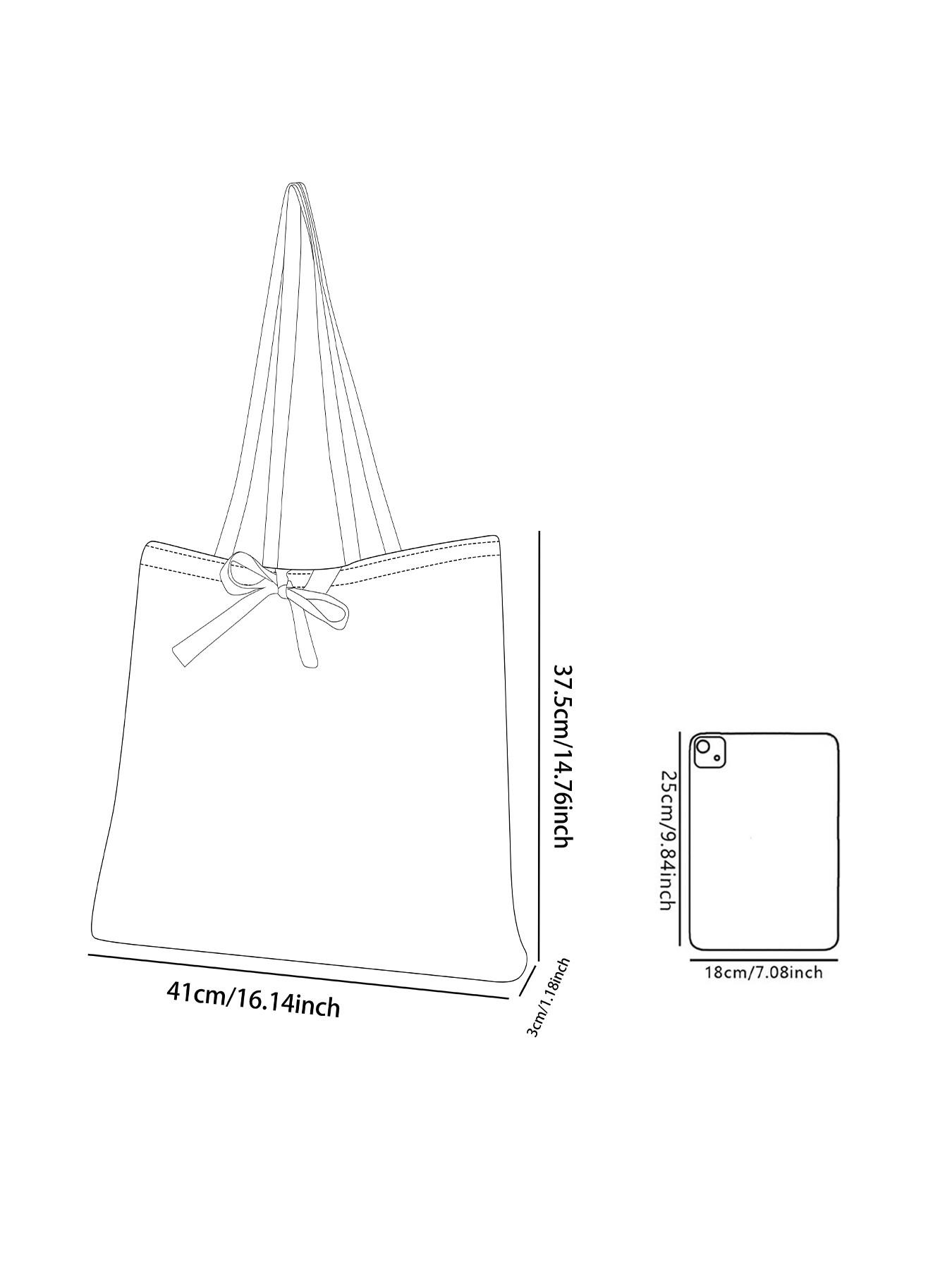 Tiger Pattern Printed Shoulder Bag, Stylish Reusable Handbag, Multifunctional Shopping Bag for All Seasons, Random Print Design, Stylish Tote Bag