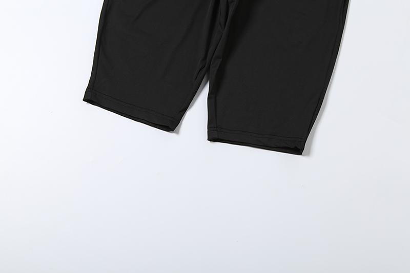 DOUCIU Basic Solid Color Simple Casual Tight Sexy Hot Hip Hop Trendy Cool Nightclub Party Pant Women's Thin Rivet Hanging Neck Bareback jumpsuit