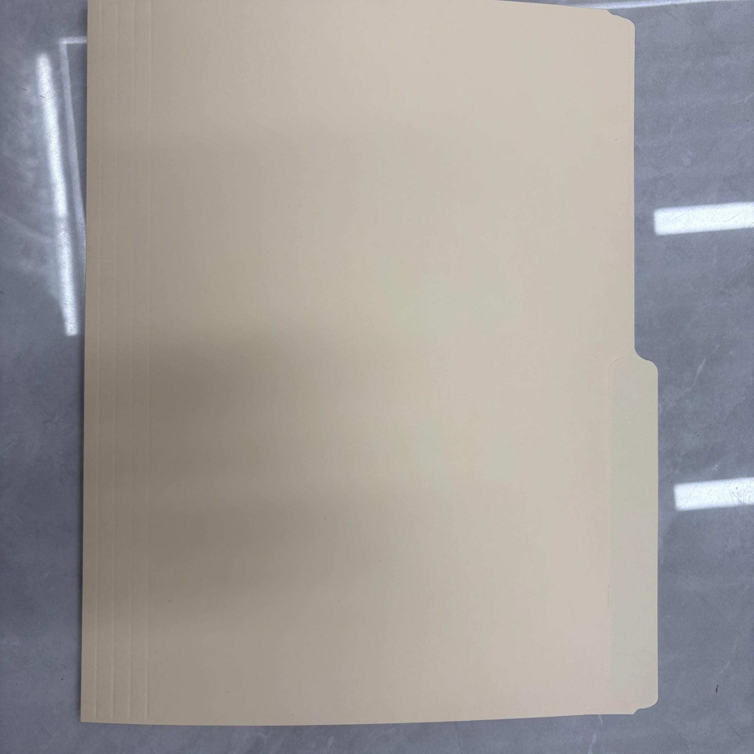 Colored Manila File Folders, Office Supplies, Simple Classification Index Folders, A4 Size, Custom Samples Accepted, Organize Documents Efficiently